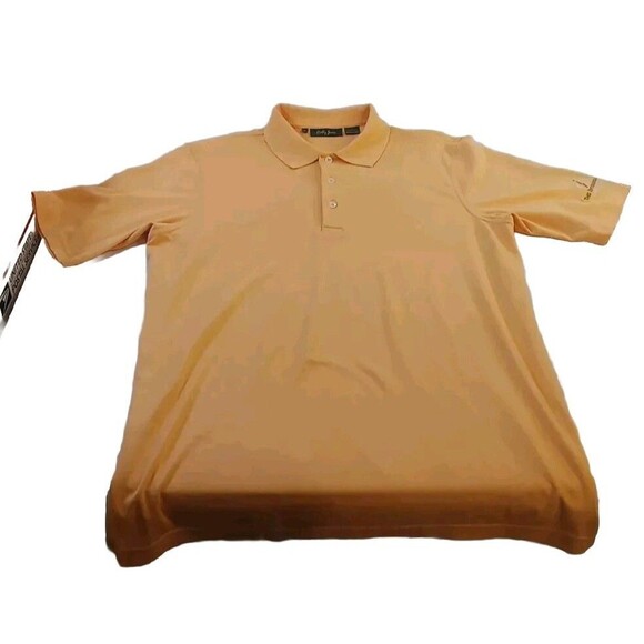Bobby Jones Men’s Medium Peach Polo Shirt – Regular Fit – Inverness Golf Club - Picture 1 of 10